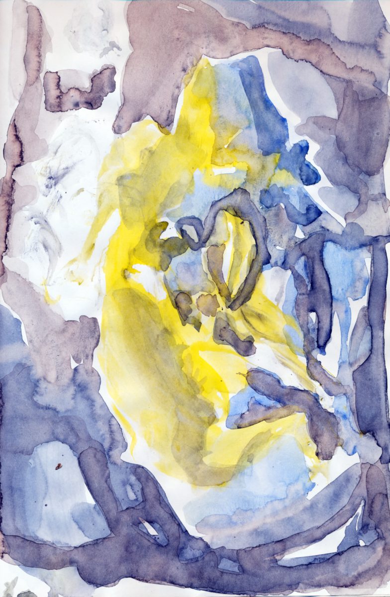 Blatt 43 aus dem blauen Skizzenbuch