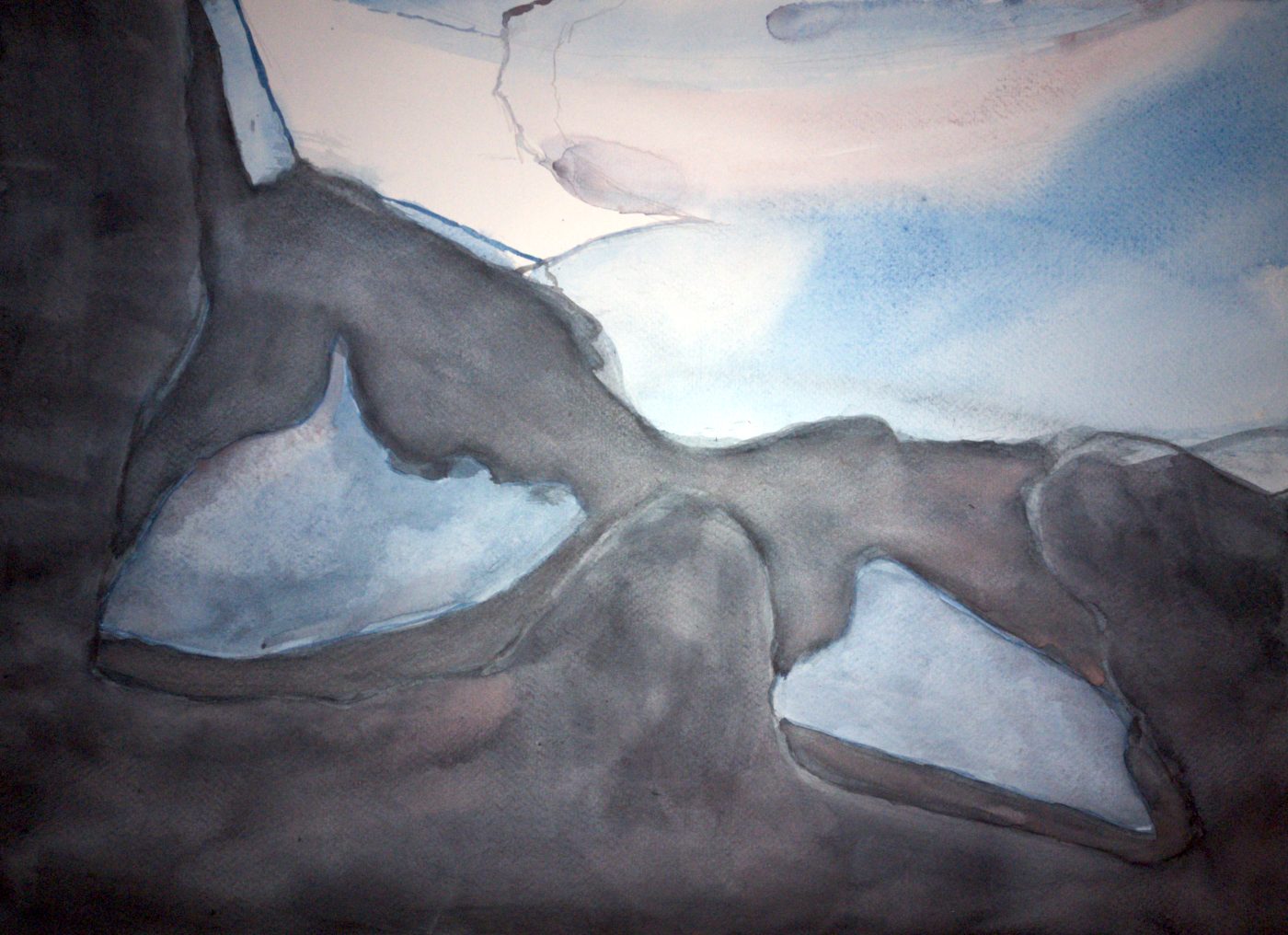 Artefaktinterpretation 43.1, blaues Skizzenbuch