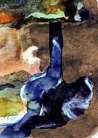 Print Blatt 4.1, Blaues Skizzenbuch