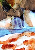 Print Blatt 4.3, Blaues Skizzenbuch