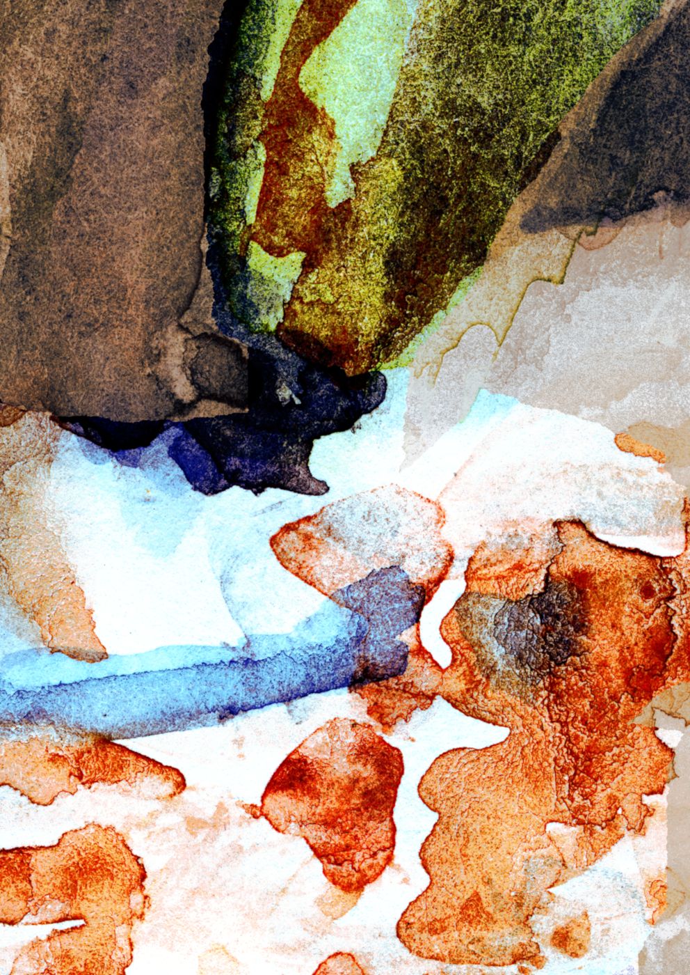 Print Blatt 4.4, Blaues Skizzenbuch