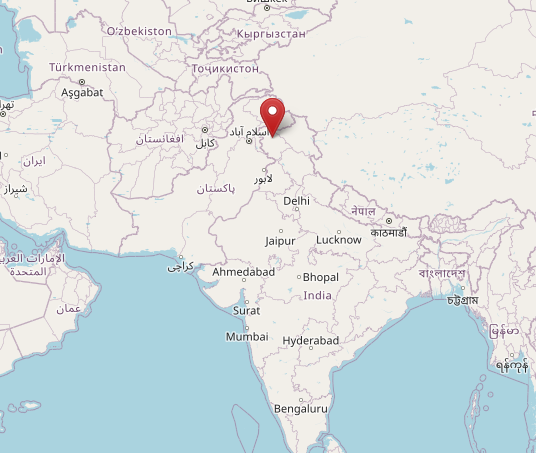 Anbaugebiet vom besten Safran in Indien