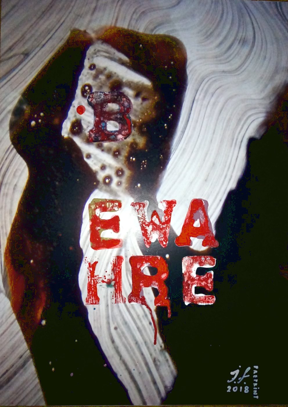 Bewahre, bearbeiteter Fotodruck