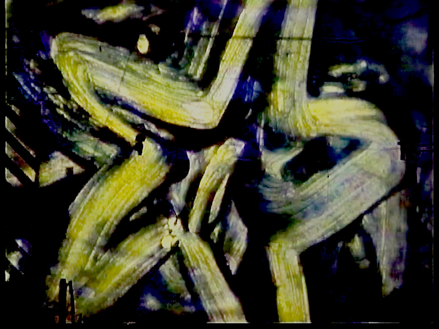 Kleiner Stern Lightpaintingprint