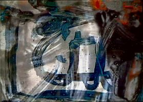 Brünne 2, Lightpaintingprint