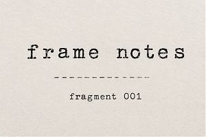 Lable Projekt frame notes